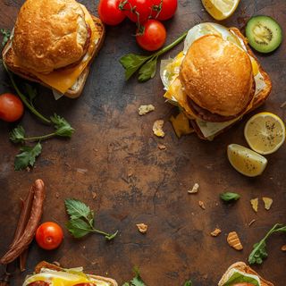 <span>Sausage, Egg & Cheese Breakfast Sandwiches</span>