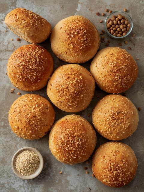 8 Multi-Grain Rolls for Pre-Baking