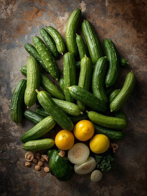 Mustard Cucumbers