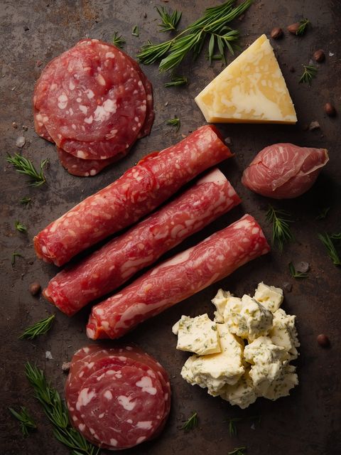 Salami with Gorgonzola