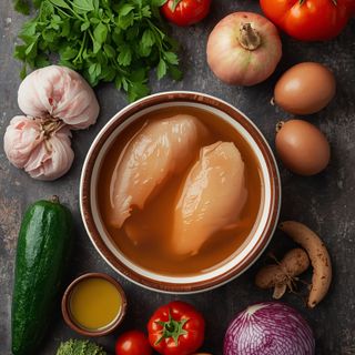 Chicken Bouillon, prepared