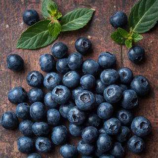 Sweetened Blueberries