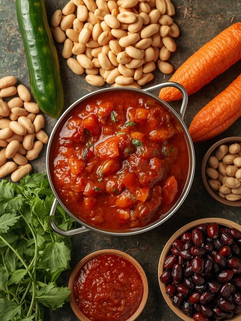 Beans in Chili Sauce