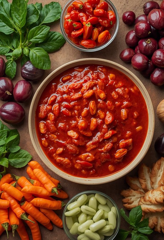 Beans in Chili Sauce