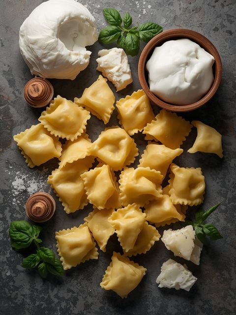 Tortellini mit Formaggio-Käse und Ricotta