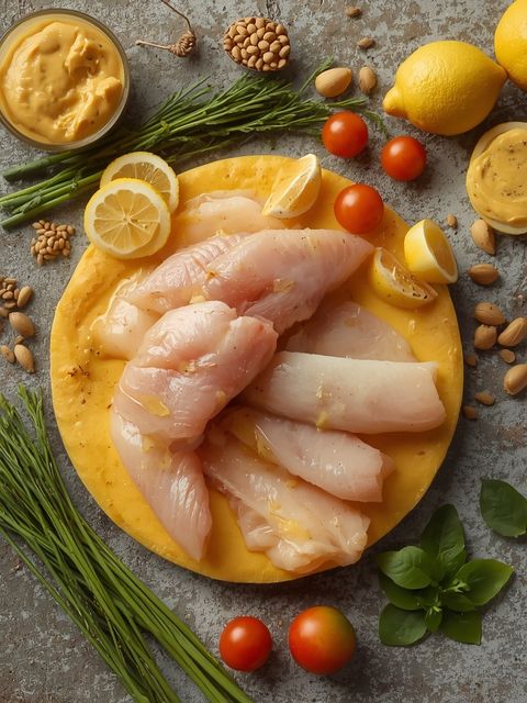 Heringsfilets in Senfcreme nach Art von Dijon