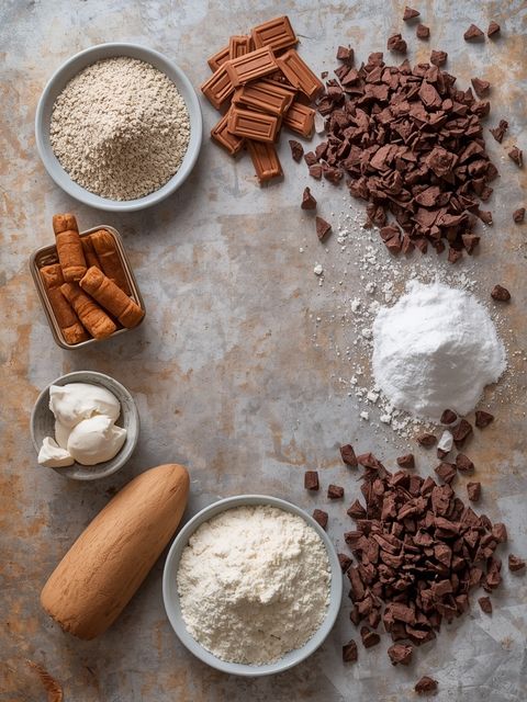 Cake Baking Mix with Chocolate Flakes