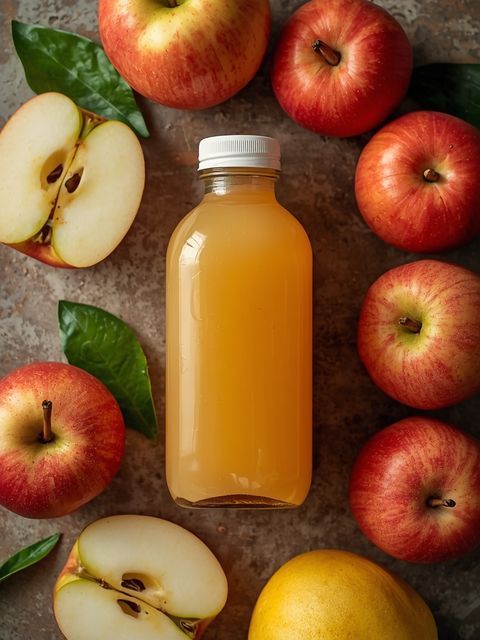 Apfel-Birnen-Saft aus natürlichen Früchten 100% Direktsaft