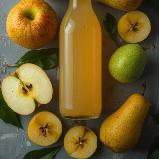 Apfel-Birnen-Saft aus natürlichen Früchten 100% Direktsaft