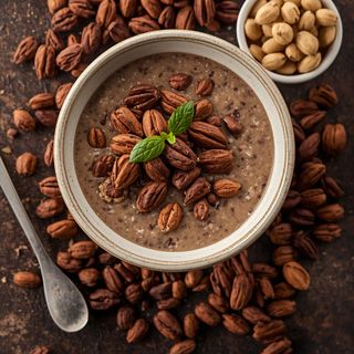 Porridge-Schale Kakao & Nüsse