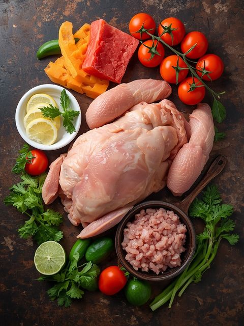 Truthahnbrust, Schnitzel oder Hackfleisch, roh