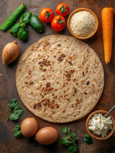 Vollkorn-Weizentortilla