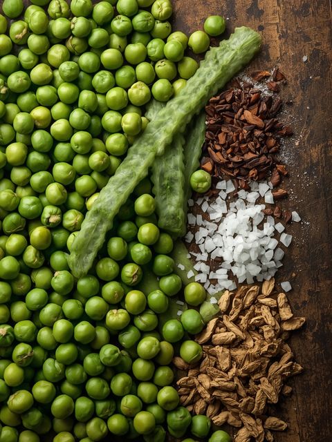 Peas, Ripe, Dried, Boiled (Excluding Fat and Salt)