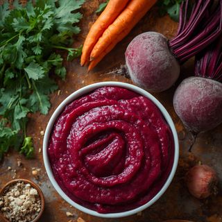 Purée z buraków mrożone