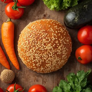 Sesame Burger Bun