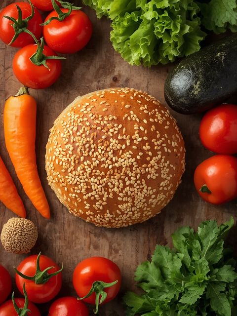 Sesambrötchen (für Burger)