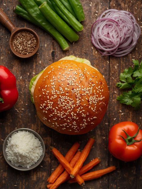 Sesambrötchen <span class="nowrap">(für Burger)</span>