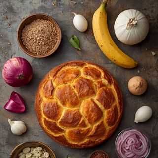 Onion Cake, Baked (with Cake)