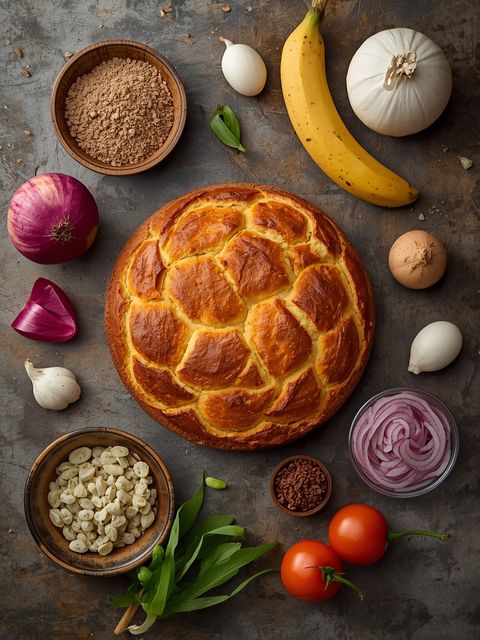 Onion Cake, Baked (with Cake)