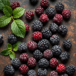 Gefrorene Heidelbeeren