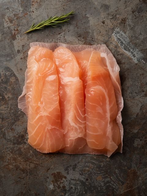 Frische Kabeljau-Filets ohne Haut