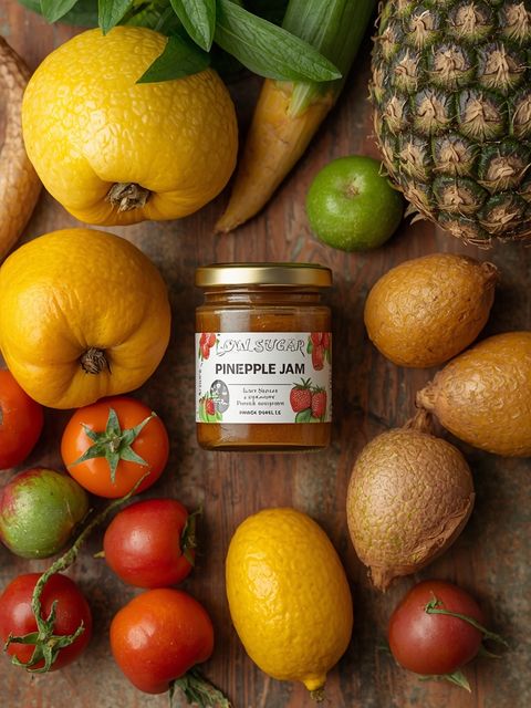 Low-Sugar Pineapple Jam