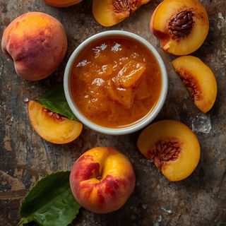 Unsweetened Peach Jam