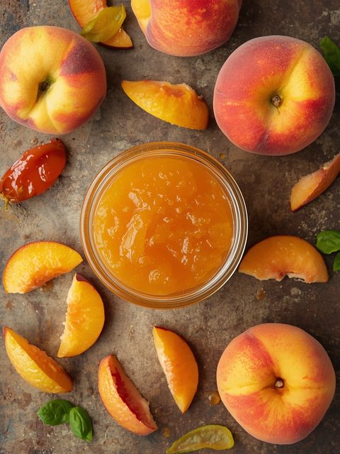 Unsweetened Peach Jam
