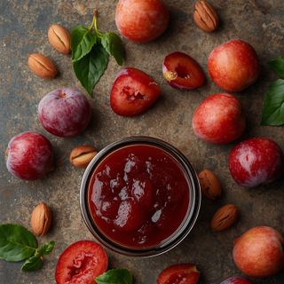 Zwetschgenmarmelade mit reduziertem Zuckergehalt