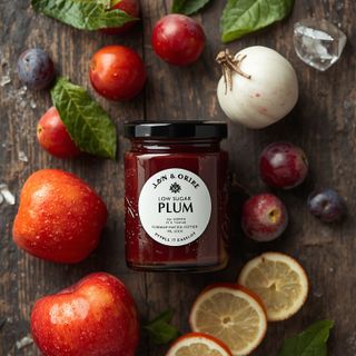 Low-Sugar Plum Jam