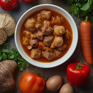 Flaki (polnische Rindfleischsuppe)