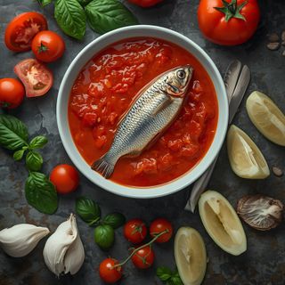 Hering in Tomatensauce