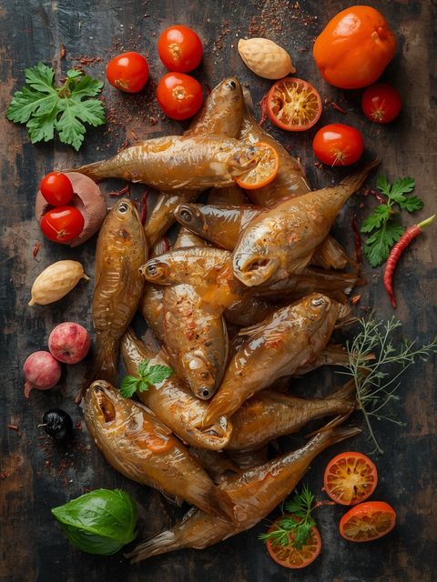 Geräucherter Pickling-Hering