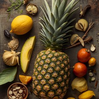 Pineapple, Raw