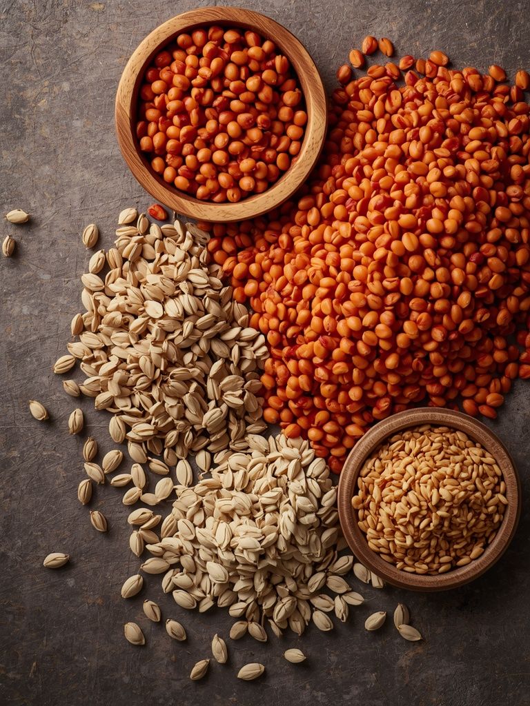 Red Lentils, Dry Seeds