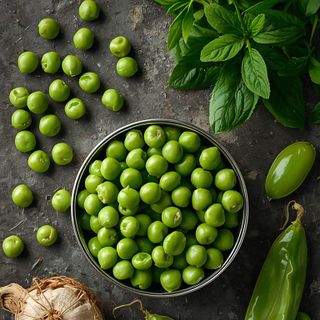 Canned Green Peas Without Brine