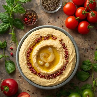 Hummus with Nigella Seeds