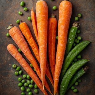 Frozen Carrots with Peas
