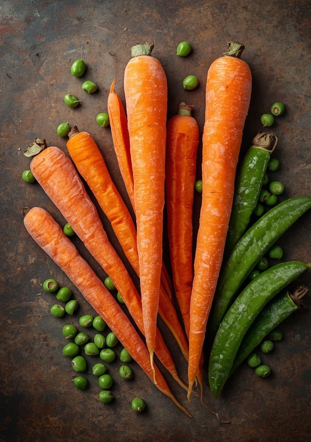 Frozen Carrots with Peas