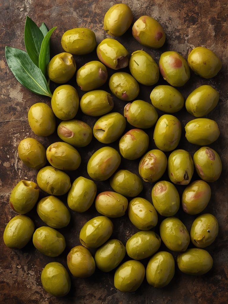 Pickled Green Olives