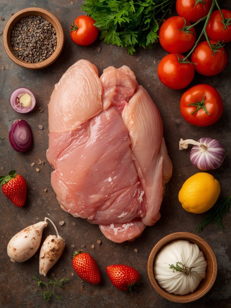 Hähnchenbrustfleisch, ohne Haut