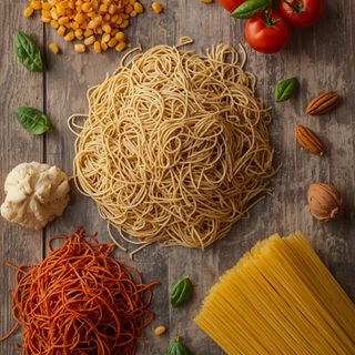 Vollkorn-Spaghetti