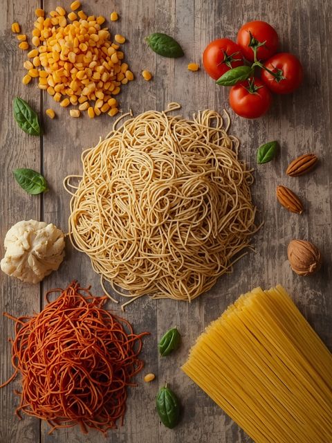 Vollkorn-Spaghetti