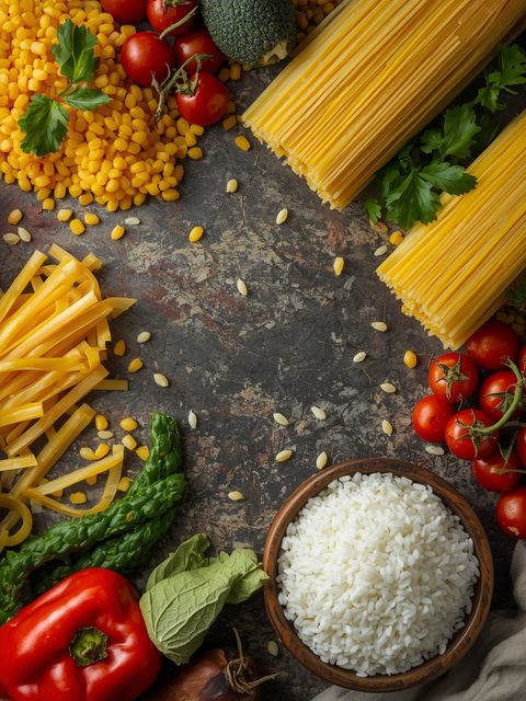 Spaghetti aus Mais und Reis