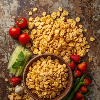 Glutenfreie Maisflocken