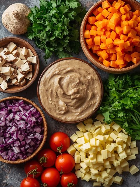 Vegetarisches gehacktes/geschnetzeltes, aus Mykoprotein, roh
