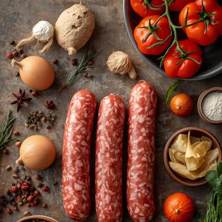 Wacholder-Hühnchenwurst