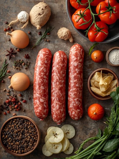 Wacholder-Hühnchenwurst