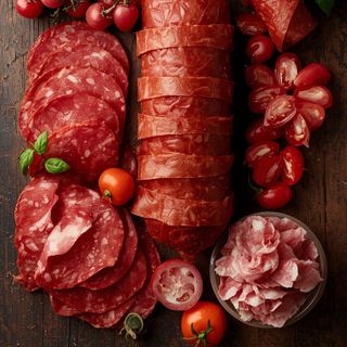 Vollfett-Salami