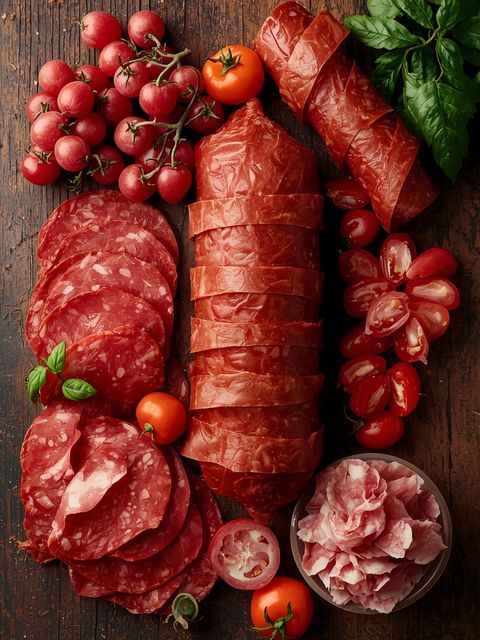 Vollfett-Salami